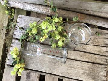 Vintage Hyacinth Glas Vaas - Deens Design 2 stuks beschikbaar voor biedingen