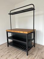 IKEA keukeneiland Vadholma met hangrek, Ophalen, 100 tot 150 cm, 75 cm of meer, Zo goed als nieuw