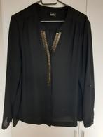 Zwarte blouse, Ophalen of Verzenden, Zo goed als nieuw, Zwart
