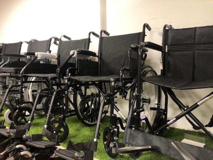 Rolstoelen nieuw en tweede hands, ruime keuze in Utrecht, Diversen, Rolstoelen, Zo goed als nieuw, Duwrolstoel, Inklapbaar, Ophalen of Verzenden