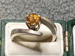 OPMERKELIJKE RING MET EDELSTEEN, Sieraden, Tassen en Uiterlijk, Antieke sieraden, Verzenden, Ring, Met edelsteen