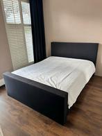 Stijlvol Zwart Bed, Zwart, Tweepersoons, Ophalen of Verzenden, Zo goed als nieuw