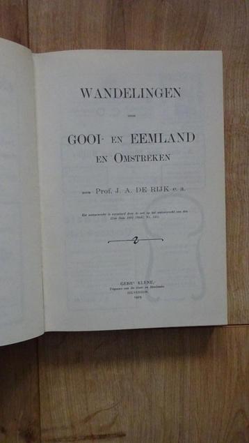 Wandelingen door Gooi- en Eemland en omgeving de Rijk 1905 beschikbaar voor biedingen