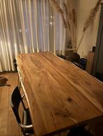 Boomstam tafel, Huis en Inrichting, Tafels | Eettafels, Ophalen, 100 tot 150 cm, Eikenhout, 200 cm of meer