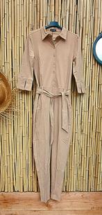 Mi Piace Travelstof Jumpsuit Camel XL/XXL, Kleding | Dames, Jumpsuits, Mi Piace, Bruin, Verzenden, Maat 46/48 (XL) of groter