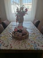 Vaas met bloemen  en  dienblad, Huis en Inrichting, Ophalen of Verzenden, Overige typen