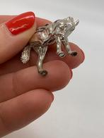 K693 Prachtige zilveren hanger paard, Sieraden, Tassen en Uiterlijk, Antieke sieraden, Hanger, Ophalen of Verzenden, Zilver