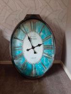 Grote vintage interieur wandklok klok, Huis en Inrichting, Woonaccessoires | Klokken, Ophalen, Wandklok