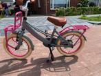 Kinderfiets SuperSuper Lola 16 inch, roze en grijs, Fietsen en Brommers, Fietsen | Kinderfietsjes, Ophalen, Gebruikt, Supersuper
