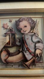 Gesigneerd Hummel 3D uitgesneden schilderij jaren 60, Antiek en Kunst, Ophalen of Verzenden