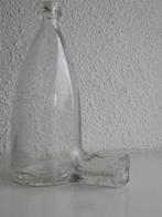 Oud drinkbakje voor vogels van glas , glazen waterbakje, Ophalen of Verzenden, Gebruikt