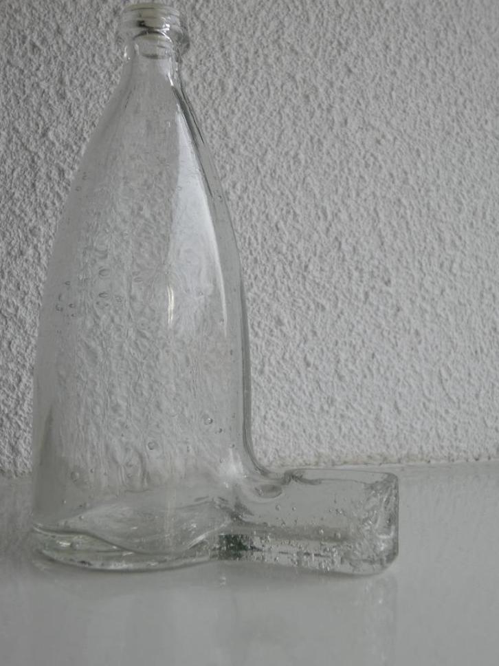 Oud drinkbakje voor vogels van glas , glazen waterbakje, Dieren en Toebehoren, Vogels | Toebehoren, Gebruikt, Ophalen of Verzenden