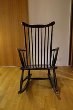 Vintage Windsor Schommelstoel - Zwart, Antiek en Kunst, Antiek | Meubels | Stoelen en Banken, Ophalen