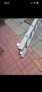 Dirks glazenwassersladder 2x10 - Gebruikt, Doe-het-zelf en Verbouw, Ladders en Trappen, Ophalen of Verzenden, Gebruikt, Ladder