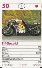 Kw1819 -- 5d motorkaartje elf - suzuki, Ophalen of Verzenden, Zo goed als nieuw, Motoren