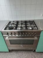 Gasfornuis Bertazonni, 6 pits, 90cm, gas- en elekt oven, Witgoed en Apparatuur, Fornuizen, Gebruikt, 60 cm of meer, Ophalen of Verzenden