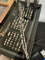 Monster Stacker Ketting +2KG 925 zilver, 20 of groter, Ophalen of Verzenden, Zo goed als nieuw, Zilver