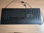 Logitech Azerty Toetsenbord - Bedraad, Computers en Software, Toetsenborden, Gebruikt, Logitech, Azerty, Ophalen of Verzenden
