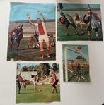 4 plaatjes uit een tijdschrift: Henk Groot Ajax jaren 60, Verzamelen, Sportartikelen en Voetbal, Gebruikt, Ophalen of Verzenden