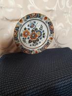 Gouda Plateel Wandbord met Bloemen, Antiek en Kunst, Antiek | Keramiek en Aardewerk, Ophalen of Verzenden