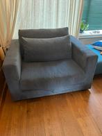Ekmond loveseat blauw corduroy(Loods 5), Ophalen, 100 tot 125 cm, Tweepersoons, Zo goed als nieuw