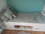 Eenpersoonsbed met opbergruimte 95 x 205 x 71, Ophalen, 90 cm, Eenpersoons, Zo goed als nieuw