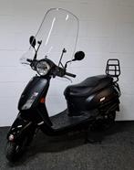 Mat zwarte Sym Fiddle bromscooter, Ophalen, Zo goed als nieuw, Benzine, Fiddle