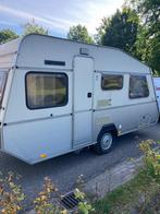 Kip caravan | kenteken | Tent | Casette toilet, Caravans en Kamperen, Caravans, Rondzit, Kip, Bedrijf, 4 tot 5 meter
