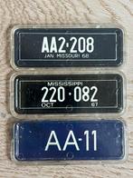 Rombouts Maple Leaf Mini Kentekenplaten zeldzame set 1960, Verzenden, Gebruikt, Overige typen