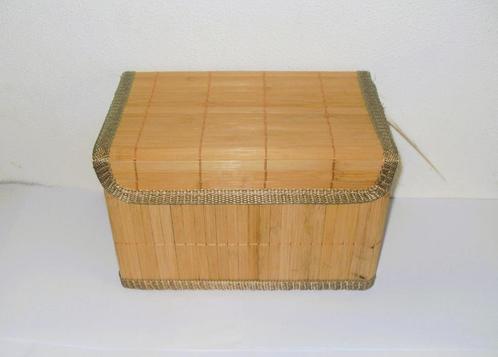 Opbergmand met deksel - opbergdoos Bamboe - Xenos NIEUW !!!, Huis en Inrichting, Woonaccessoires | Overige, Nieuw, Ophalen of Verzenden