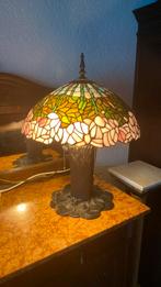 Tiffany Stijl Boomstam Lamp, Ophalen of Verzenden, Zo goed als nieuw, Glas, Minder dan 100 cm