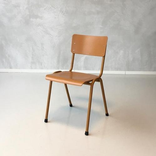 Retro eettafelstoelen nieuw ton sur ton cognac oker prijs ps, Huis en Inrichting, Stoelen, Nieuw, Vijf, Zes of meer stoelen, Kunststof
