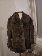 Echte bontjas bruin, Kleding | Dames, Jassen | Winter, Ophalen of Verzenden, Zo goed als nieuw, Maat 36 (S), Bruin