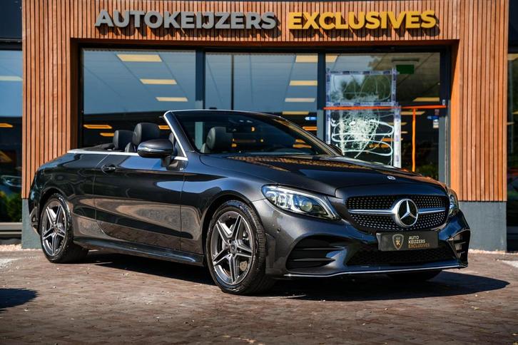 Mercedes-Benz C-klasse Cabrio 200 AMG Line Airscarf Burmeste, Auto's, Mercedes-Benz, Bedrijf, Te koop, C-Klasse, ABS, Achteruitrijcamera