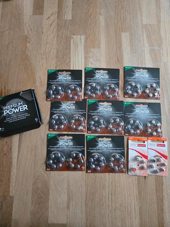 100 Knoopcelbatterijen - Premium Power & Beter Horen, Audio, Tv en Foto, Accu's en Batterijen, Nieuw, Ophalen of Verzenden