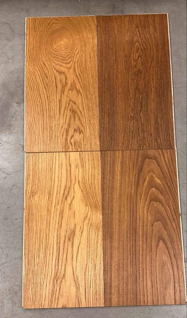 Houten vloer - Espresso visgraat Hongaarse punt 7,6m2, Doe-het-zelf en Verbouw, Vloerdelen en Plavuizen, Nieuw, Parket, Hout, Minder dan 50 cm