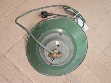 Industriële Hanglamp - Groen Emaille beschikbaar voor biedingen