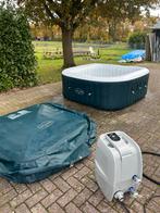 Lay-Z-Spa Ibiza – Opblaasbare Jacuzzi met accessoires, Tuin en Terras, Bubbelbaden en Hottubs, Ophalen of Verzenden, Zo goed als nieuw