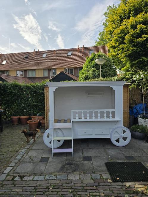 Opsetims kinderbed opknapper, Kinderen en Baby's, Kinderkamer | Bedden, Gebruikt, 180 cm of meer, 85 tot 100 cm, Matras, Ophalen