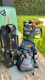 Kite surf set compleet met 2 x kite, Ophalen, Gebruikt, Kitesurf-set, Twintip
