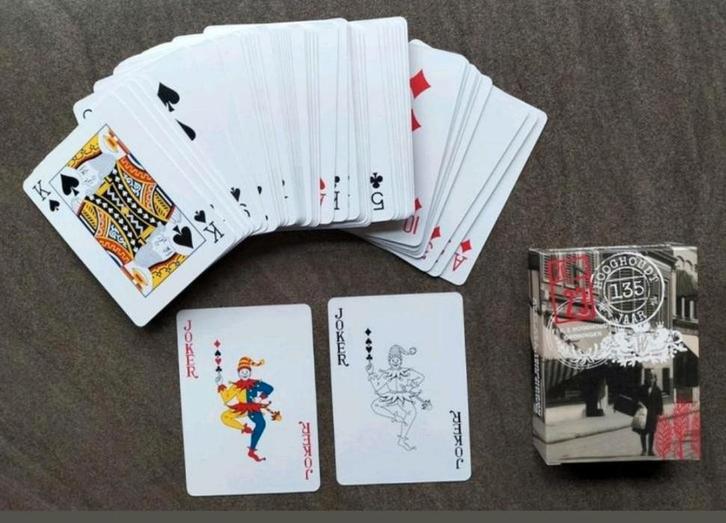 Speelkaarten (+ 2 jokers) Distilleerderij Hooghoudt 135 jaar, Verzamelen, Speelkaarten, Jokers en Kwartetten, Gebruikt, Speelkaart(en)