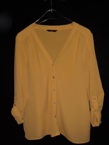 Prachtige gele blouse Only (40/L) beschikbaar voor biedingen