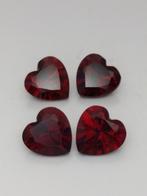 4 stuks Rode Spinel 3.58 karaat in totaal - Edelstenen, Ophalen of Verzenden, Nieuw