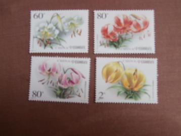 CHINA 2003; serie BLOEMEN beschikbaar voor biedingen