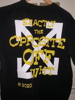 Off White T-shirt XXL origineel, Zwart, Overige maten, Ophalen of Verzenden, Zo goed als nieuw