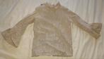 Beige/ zandkleurige blouse/ top meisje, maat 110., Ophalen of Verzenden, Gebruikt, Meisje, Overhemd of Blouse
