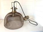 Vintage metalen hanglamp, Ophalen of Verzenden, Gebruikt, Metaal