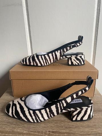 Steve madden zebra slingback hakken maat: 39 beschikbaar voor biedingen