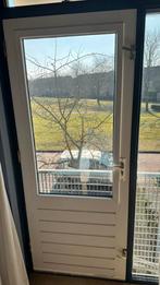 Hardhouten deur, Doe-het-zelf en Verbouw, Deuren en Horren, Ophalen, Gebruikt, 80 tot 100 cm, Overige typen