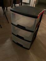 Kunstof ladenkast, Huis en Inrichting, Kasten | Ladekasten, Ophalen, Minder dan 50 cm, Zo goed als nieuw, 3 of 4 laden